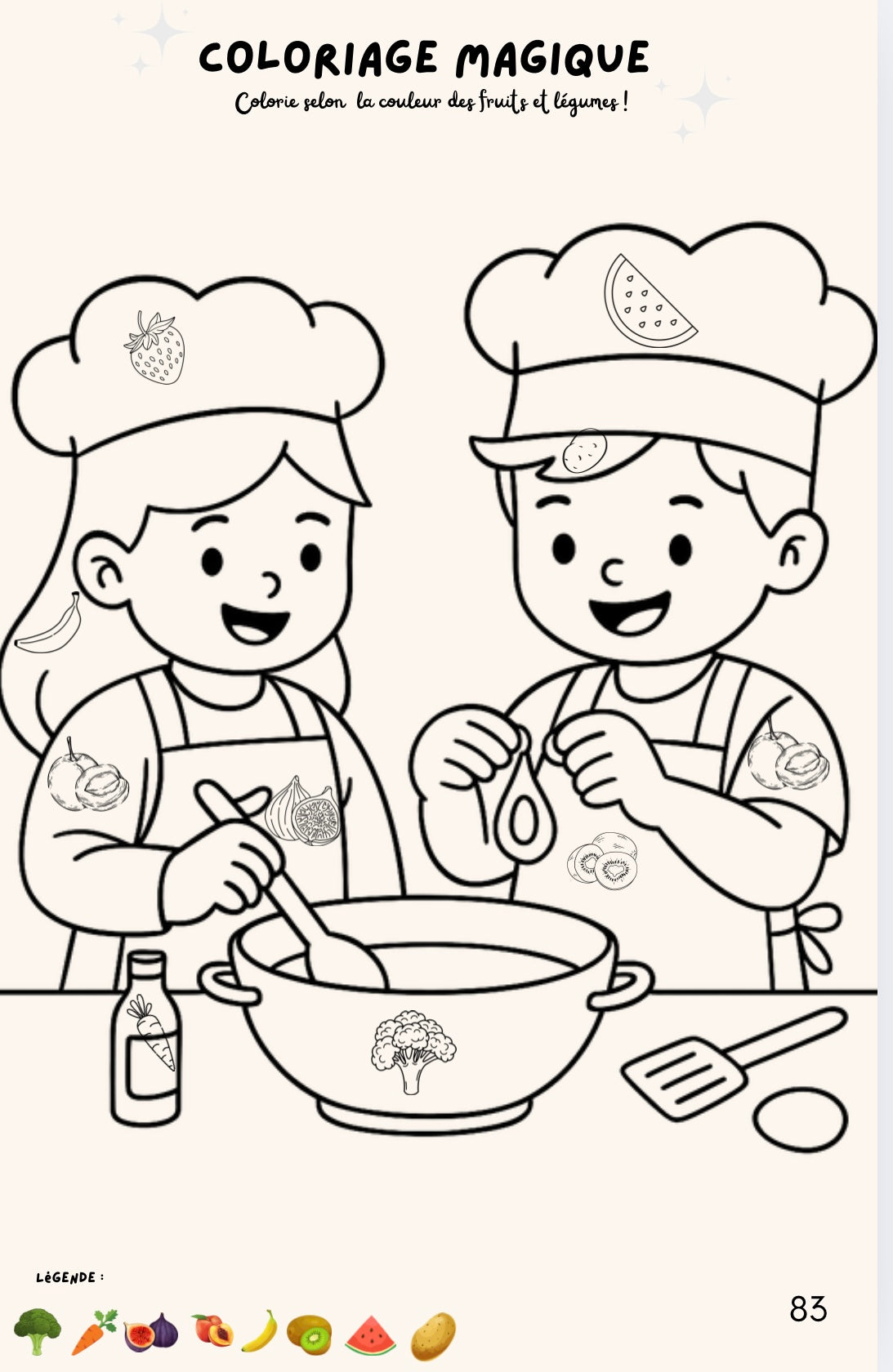 Le cuistot, c'est toi! - Ebook cuisine & jeux pour enfants (dès 6 mois)